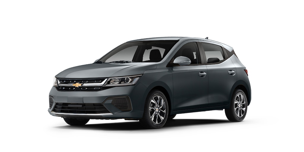 Nuevo compacto 4 puertas Chevrolet Aveo Hatchback 2025 en color gris