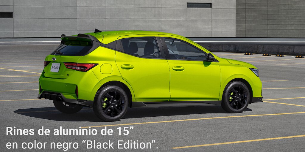 Nuevo sedán Chevrolet Aveo Hatchback 2025 Black Edition