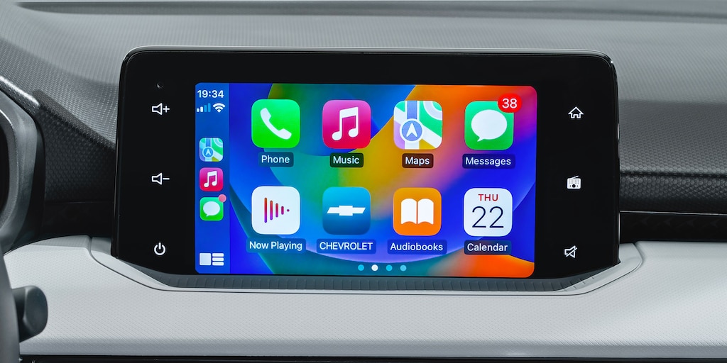 Chevrolet Aveo Hatchback 2025 tecnología de infoentretenimiento Smartphone Integration, conectividad Android Auto y CarPlay