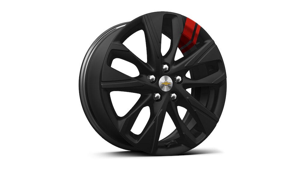 Rin en aluminio de 17 pulgadas negro con detalle en rojo para Chevrolet Tracker, mejor SUV, accesorios exteriores