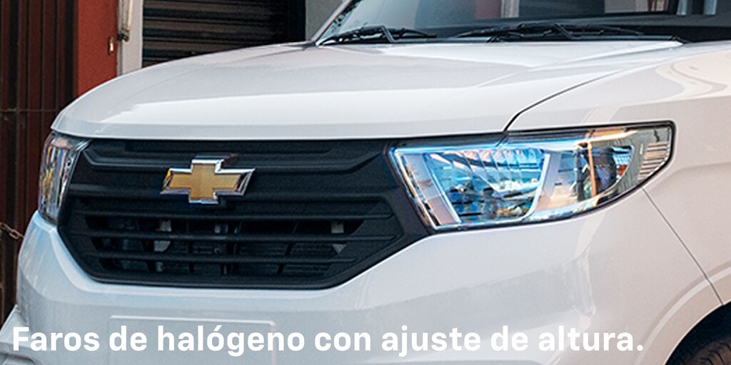 Chevrolet Tornado Van 2025, tu furgoneta de carga con faros de halógeno con ajuste de altura para mejor iluminación