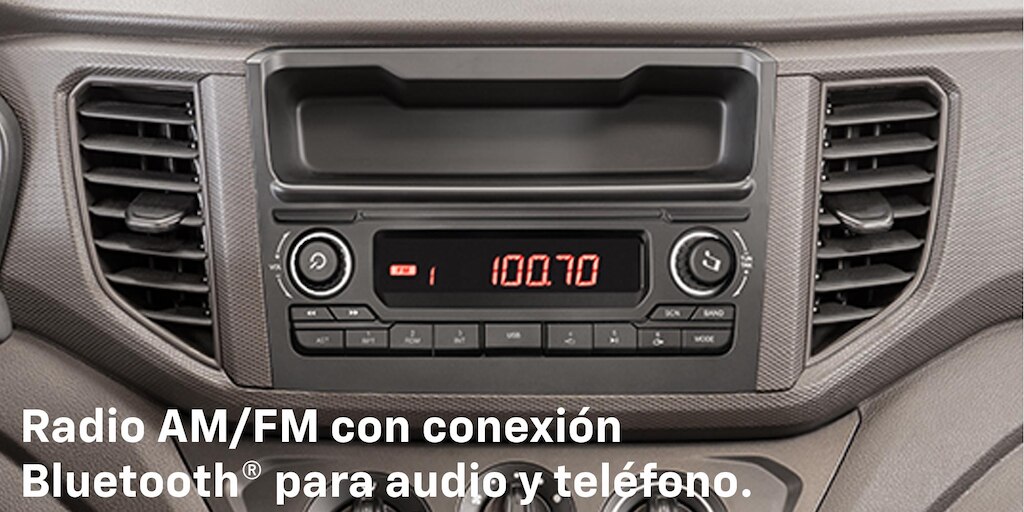  Chevrolet Tornado 2025 Furgoneta con radio AM/FM, 1 puerto USB y conexión Bluetooth® para audio y teléfono